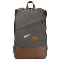 Funny Laser Kiwi Flag New Zealand Popular Choice Cotton Canvas Backpack