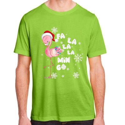 Fa La La La Mingo Flamingo For Christmas Xmas Flamingo Lover Funny Gift Adult ChromaSoft Performance T-Shirt