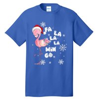 Fa La La La Mingo Flamingo For Christmas Xmas Flamingo Lover Funny Gift Tall T-Shirt