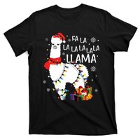 Fa La La Llama Funny Christmas Christmas Lllama Lover T-Shirt