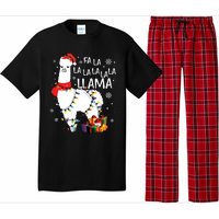 Fa La La Llama Funny Christmas Christmas Lllama Lover Pajama Set