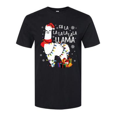 Fa La La Llama Funny Christmas Christmas Lllama Lover Softstyle CVC T-Shirt