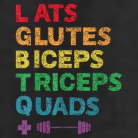 Funny Lgbtq Lats Glutes Biceps Triceps Quads Weightlifting Cool Comfort Performance Bucket Hat