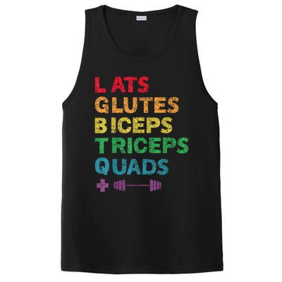 Funny Lgbtq Lats Glutes Biceps Triceps Quads Weightlifting PosiCharge Competitor Tank