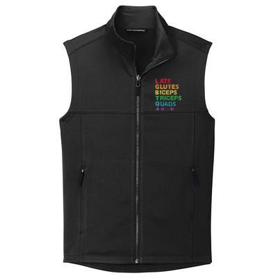 Funny Lgbtq Lats Glutes Biceps Triceps Quads Weightlifting Collective Smooth Fleece Vest