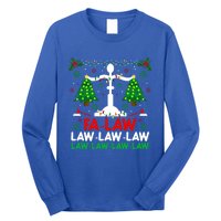 Fa Law Law Funny Christmas Santa Judge Xmas Courtroom Ugly Cute Gift Long Sleeve Shirt