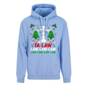 Fa Law Law Funny Christmas Santa Judge Xmas Courtroom Ugly Cute Gift Unisex Surf Hoodie