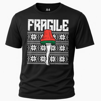 Fragile Leg Lamp Ugly Christmas Sweater Funny Xmas Gift Performance Shirt