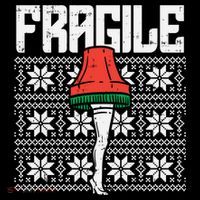 Fragile Leg Lamp Ugly Christmas Sweater Funny Xmas Gift Drawstring Bag