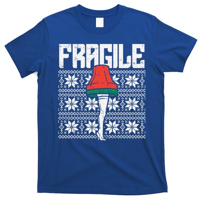 Fragile Leg Lamp Ugly Christmas Sweater Funny Xmas Gift T-Shirt