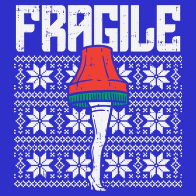 Fragile Leg Lamp Ugly Christmas Sweater Funny Xmas Gift T-Shirt