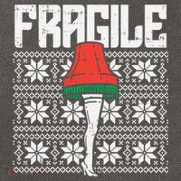 Fragile Leg Lamp Ugly Christmas Sweater Funny Xmas Gift Cotton Canvas Backpack