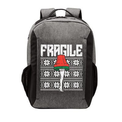 Fragile Leg Lamp Ugly Christmas Sweater Funny Xmas Gift Vector Backpack
