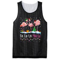 Fa La La La Mingo Flamingo Christmas Mesh Reversible Basketball Jersey Tank