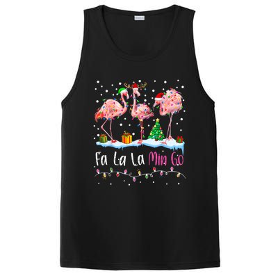 Fa La La La Mingo Flamingo Christmas PosiCharge Competitor Tank