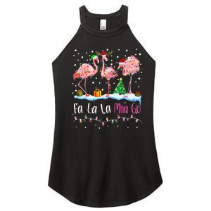 Fa La La La Mingo Flamingo Christmas Women's Perfect Tri Rocker Tank