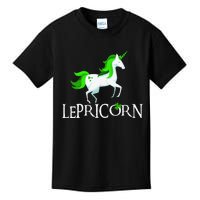 Funny Lepricorn Leprechaun Unicorn St. Patrick's Day Kids T-Shirt