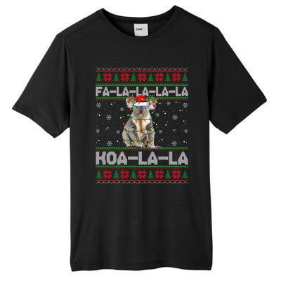 Fa La La Koa La La Koala Xmas Ugly Santa Koala Christmas Great Gift Tall Fusion ChromaSoft Performance T-Shirt