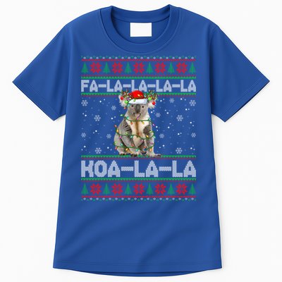 Fa La La Koa La La Koala Xmas Ugly Santa Koala Christmas Great Gift Tall T-Shirt