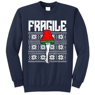 Fragile Leg Lamp Ugly Christmas Sweatshirt