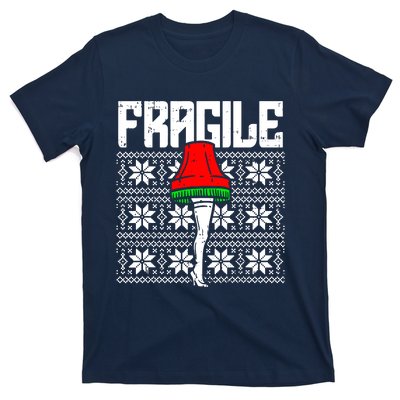 Fragile Leg Lamp Ugly Christmas T-Shirt