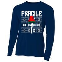 Fragile Leg Lamp Ugly Christmas Cooling Performance Long Sleeve Crew