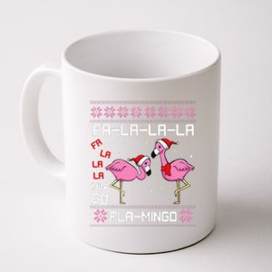 Fa La La Mingo Christmas Pajama Cute Flamingo Ugly XMas Coffee Mug