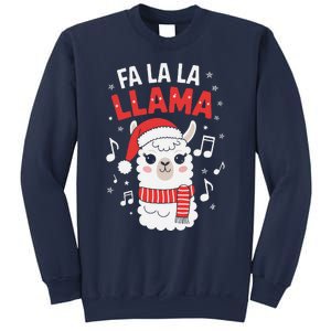 Fa La La Llama Funny Holiday Llama Christmas Carol Sweatshirt