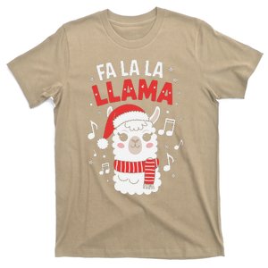 Fa La La Llama Funny Holiday Llama Christmas Carol T-Shirt