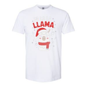 Fa La La Llama Funny Holiday Llama Christmas Carol Softstyle CVC T-Shirt