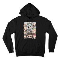 Funny Labubu Lover Cute Labubu And Friends Hoodie