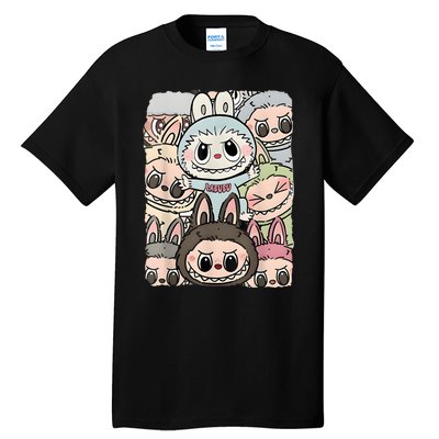 Funny Labubu Lover Cute Labubu And Friends Tall T-Shirt