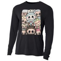 Funny Labubu Lover Cute Labubu And Friends Cooling Performance Long Sleeve Crew