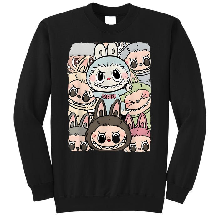 Funny Labubu Lover Cute Labubu And Friends Tall Sweatshirt