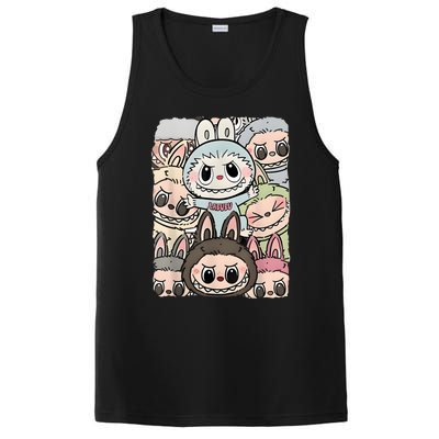 Funny Labubu Lover Cute Labubu And Friends PosiCharge Competitor Tank