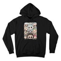 Funny Labubu Lover Cute Labubu And Friends Tall Hoodie