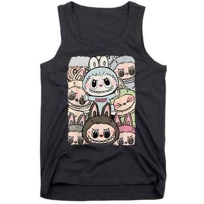 Funny Labubu Lover Cute Labubu And Friends Tank Top