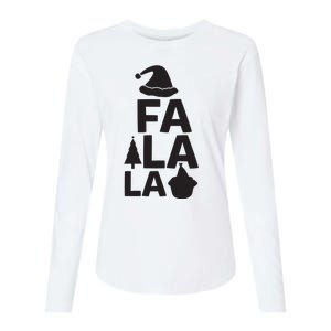 Fa La La Womens Cotton Relaxed Long Sleeve T-Shirt