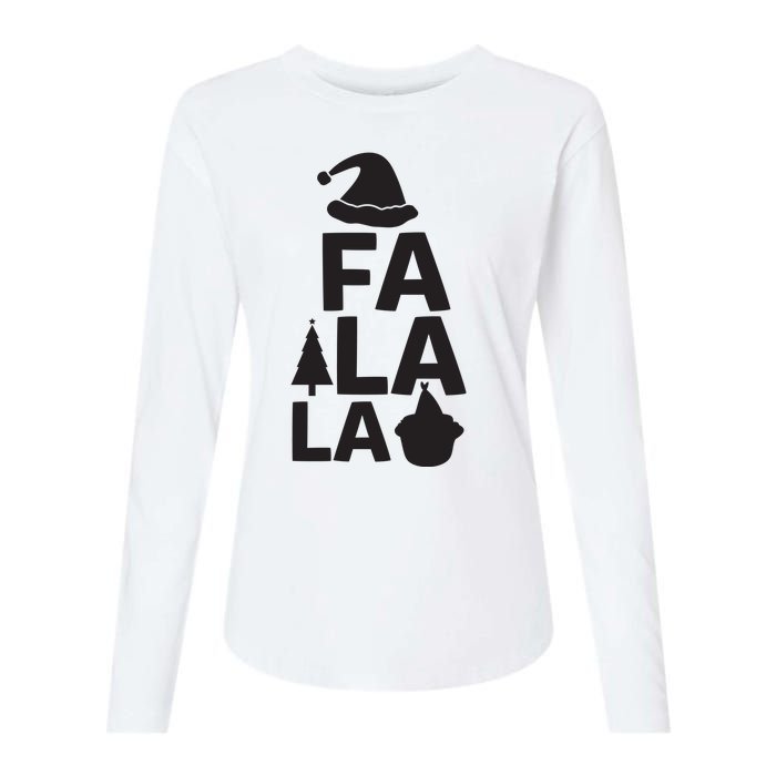 Fa La La Womens Cotton Relaxed Long Sleeve T-Shirt