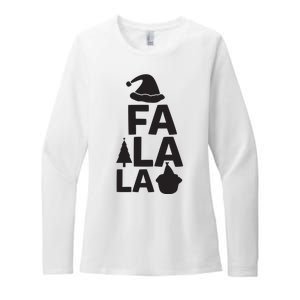 Fa La La Womens CVC Long Sleeve Shirt