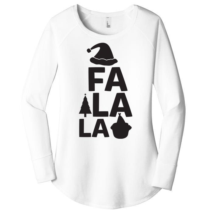 Fa La La Women's Perfect Tri Tunic Long Sleeve Shirt