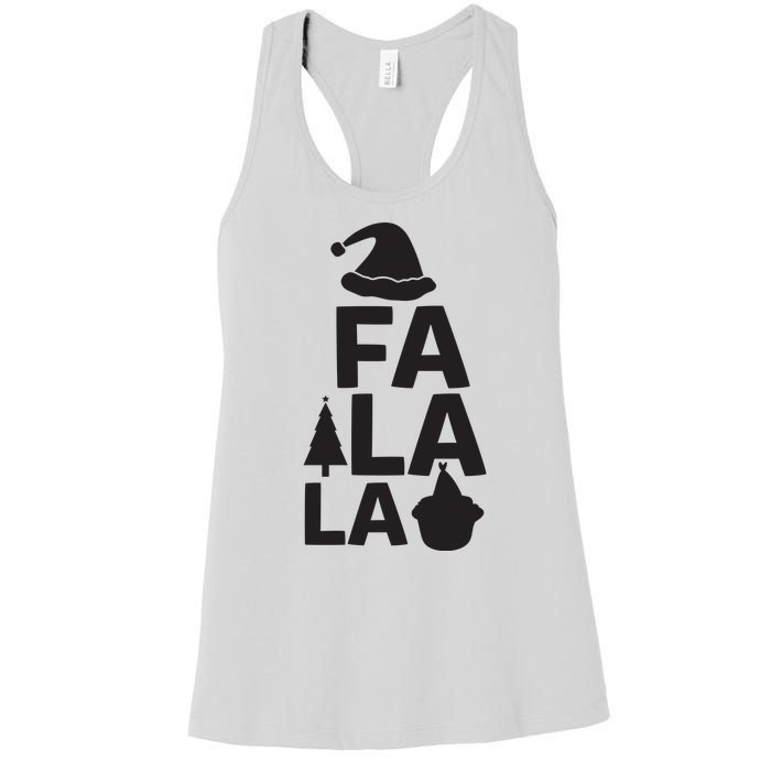 Fa La La Women's Racerback Tank