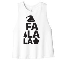 Fa La La Women's Racerback Cropped Tank