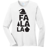 Fa La La Ladies Long Sleeve Shirt