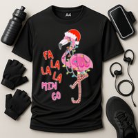 Fa La La La Min Go Flamingo Christmas Performance Shirt