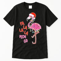 Fa La La La Min Go Flamingo Christmas Tall T-Shirt