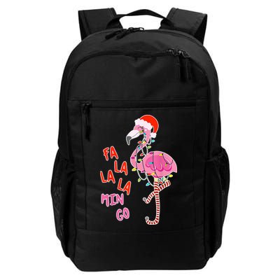 Fa La La La Min Go Flamingo Christmas Backpack