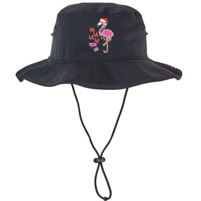 Fa La La La Min Go Flamingo Christmas Bucket Hat