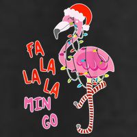 Fa La La La Min Go Flamingo Christmas 25L Jumbo Tote