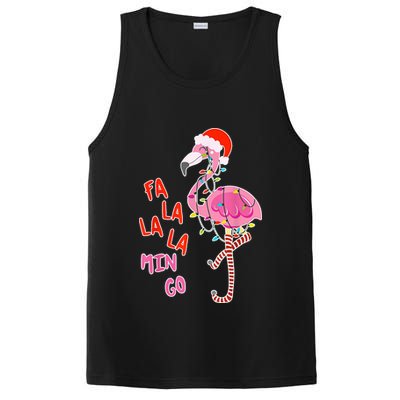 Fa La La La Min Go Flamingo Christmas PosiCharge Competitor Tank